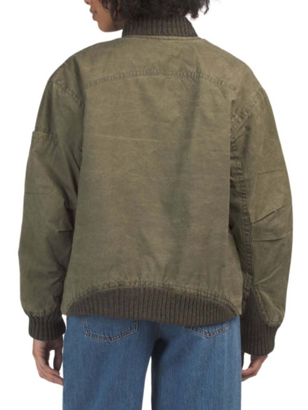 FREE PEOPLE Jax Washed Bomber Jacket - Picture 2 of 2